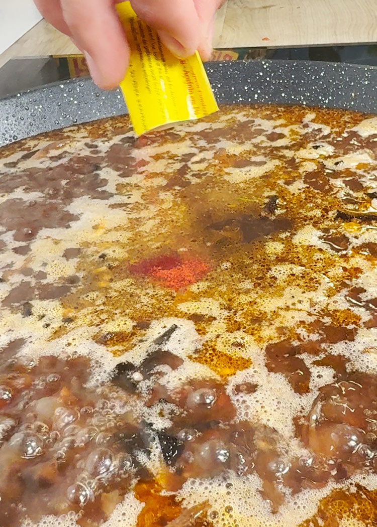 caldo para arroz con codornices