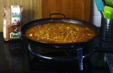 Arroz a banda con sepia