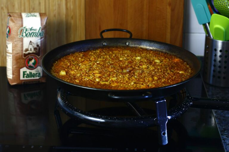 Foto de Arroz a banda con sepia