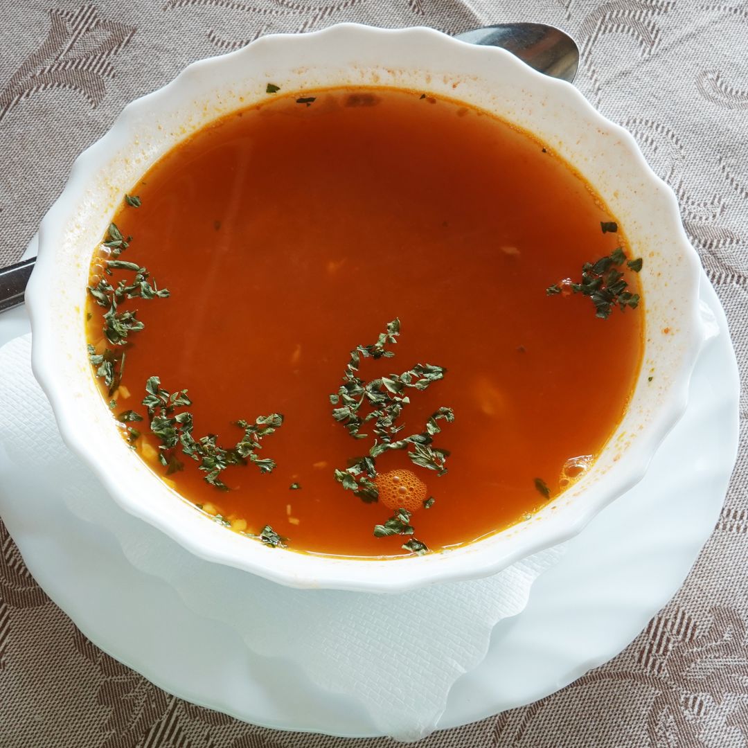 Caldo pescado receta cabracho arroz almejas azafran