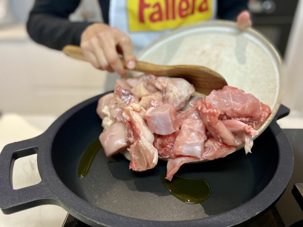 Carne paella valenciana