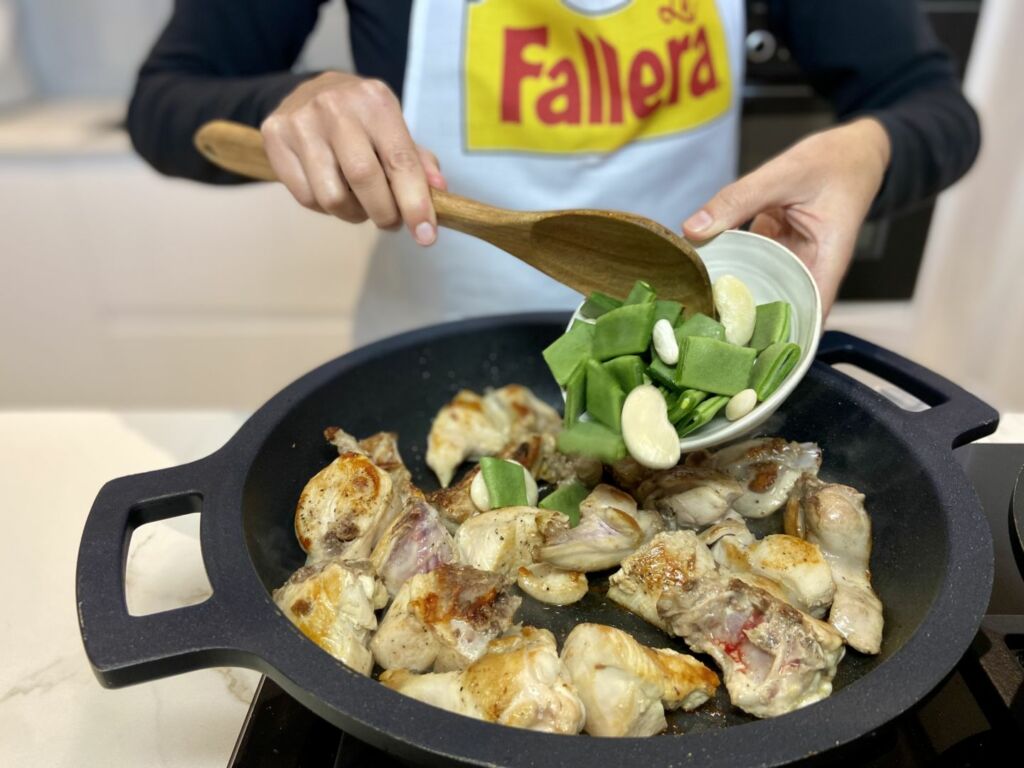 Ingredientes paella valenciana