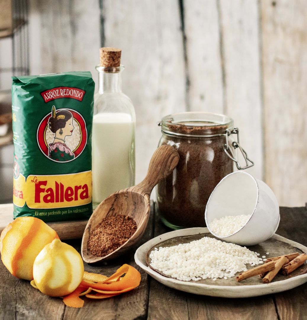 Ingredientes del arroz con leche