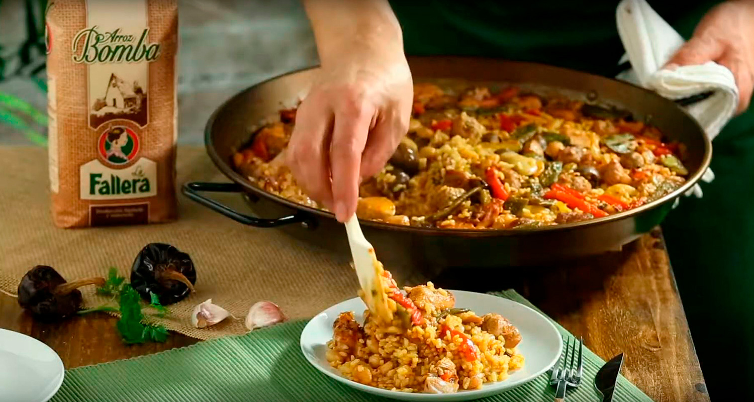 Paella al estilo de La Marina