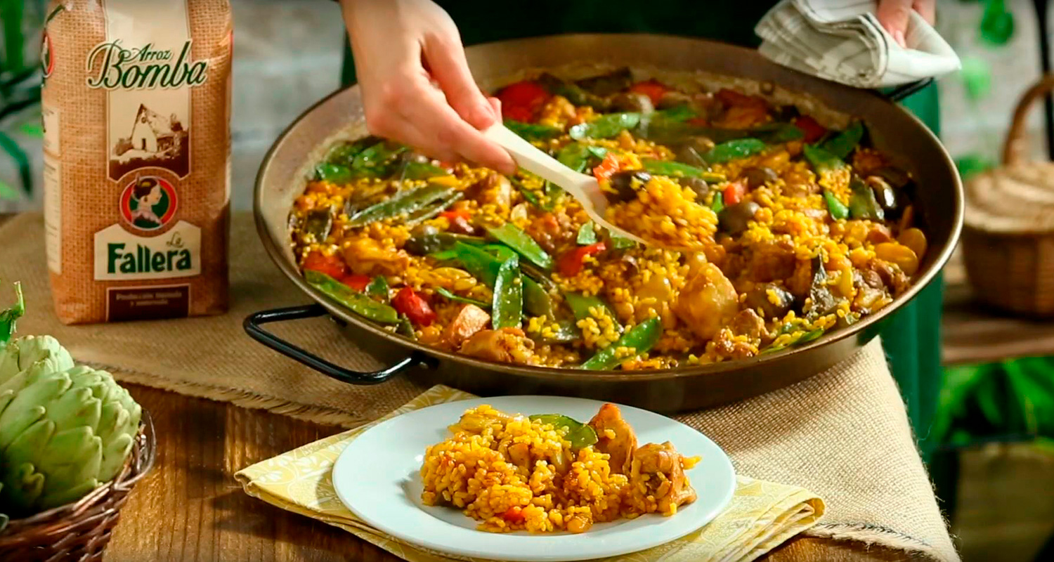 Paella al estilo de Castellón