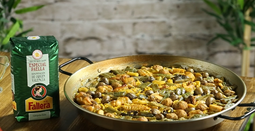 Paella al estilo de La Ribera Alta.