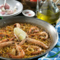 paella de marisco preparada