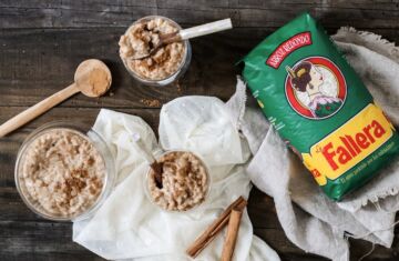 Arroz con leche es un postre tipico de