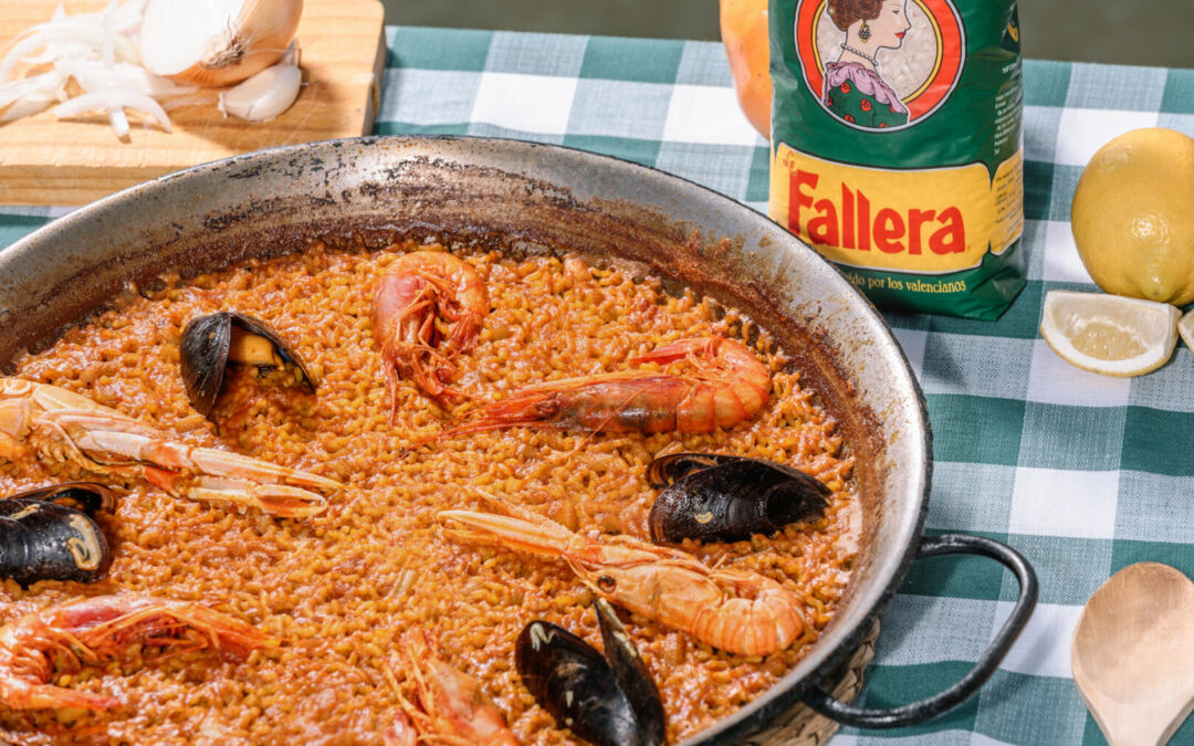 La paella de marisco, un tesoro gastronómico