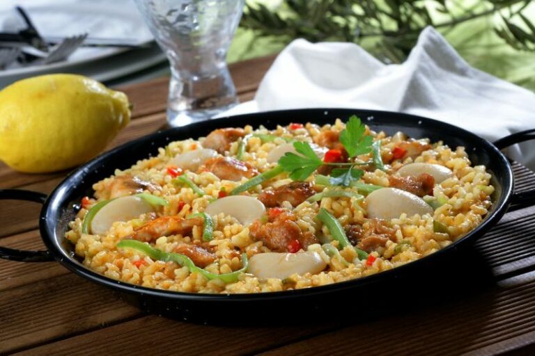 Foto de Paella de la huerta con pollo