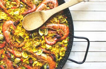 Paella de pescado