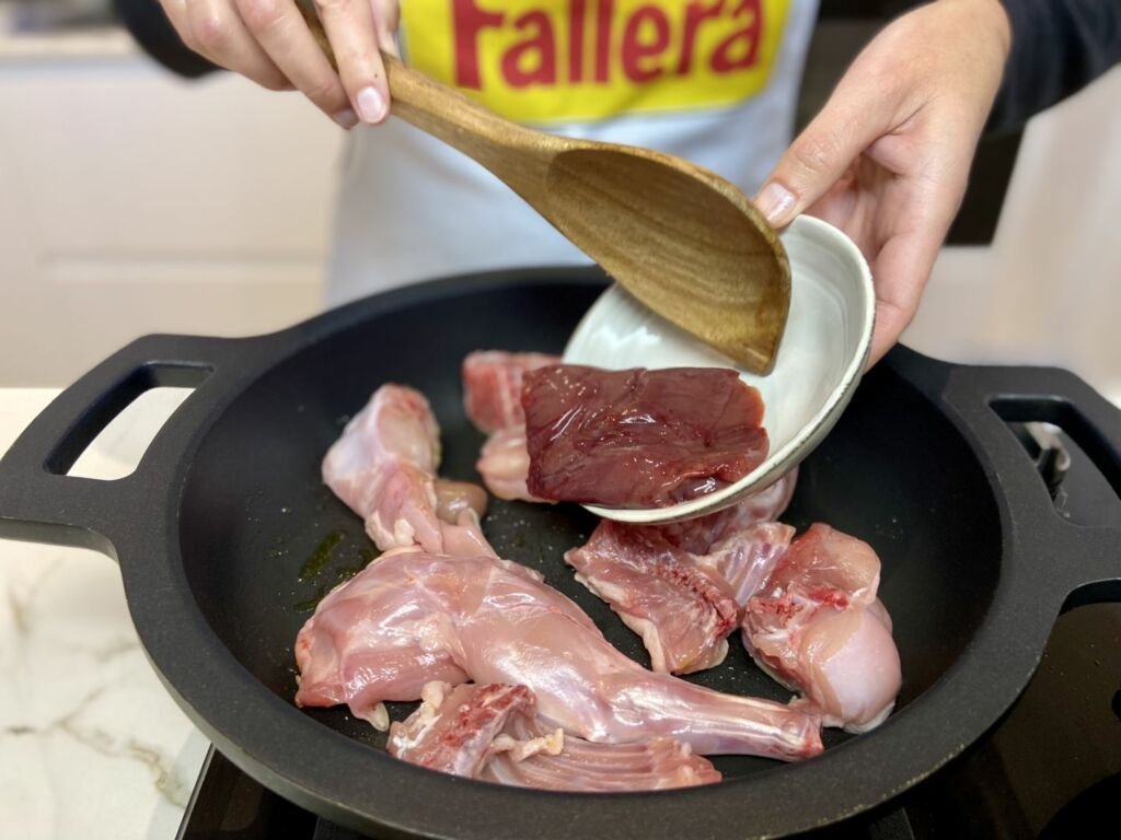 Receta de arroz con conejo