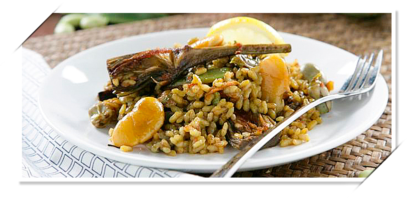 paella de verduras