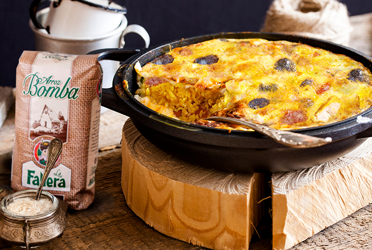 Foto de Arroz con costra al horno