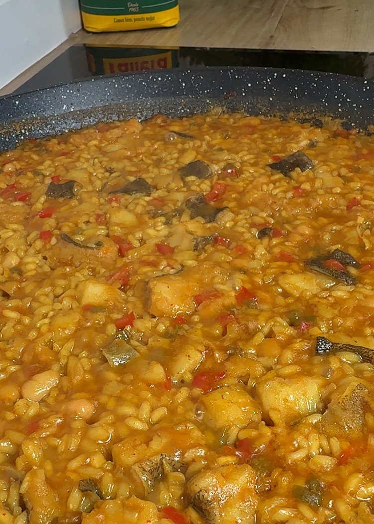 cocer arroz para arroz empedrado