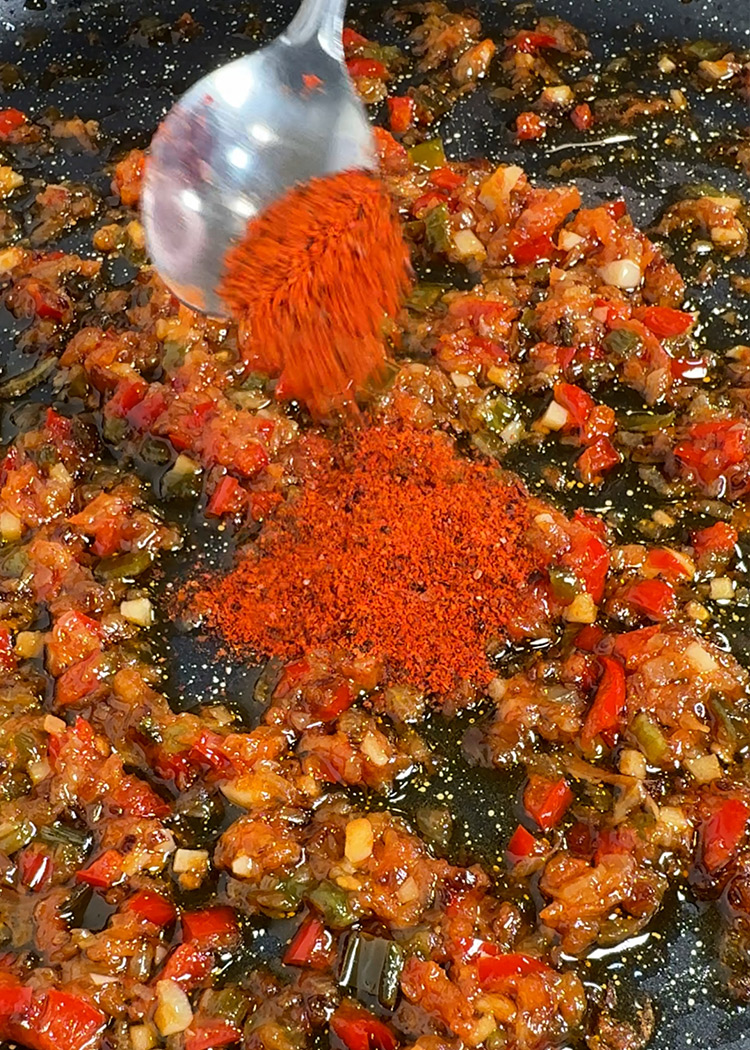 pimentón arroz empedrado