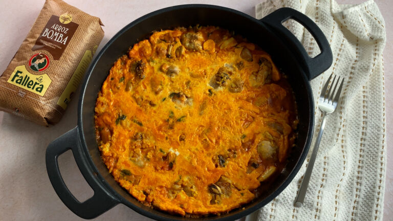 Foto de Arroz con costra al horno