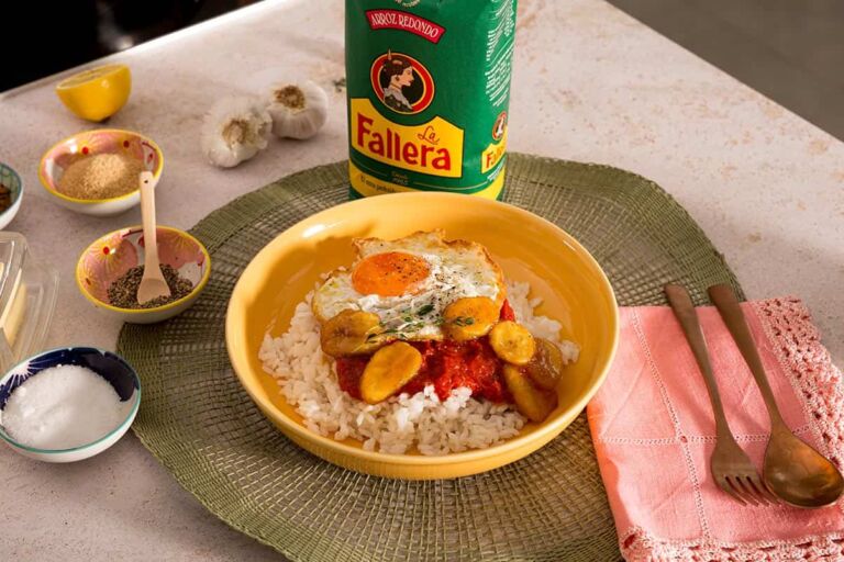 Foto de Arroz a la cubana: receta paso a paso
