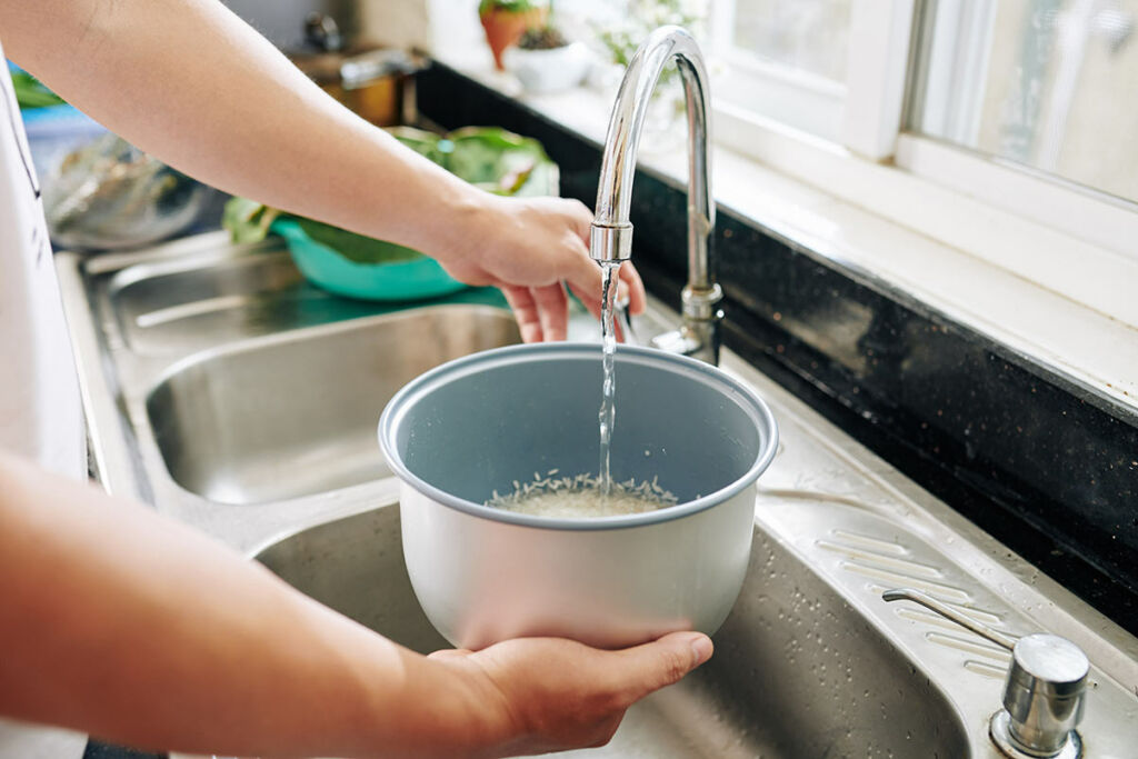 Medidas y proporción de arroz y agua