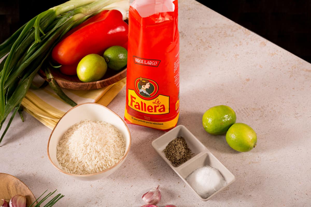 Receta arroz chaufa paso 2 hervir el arroz largo tal y como indica el paquete de La Fallera
