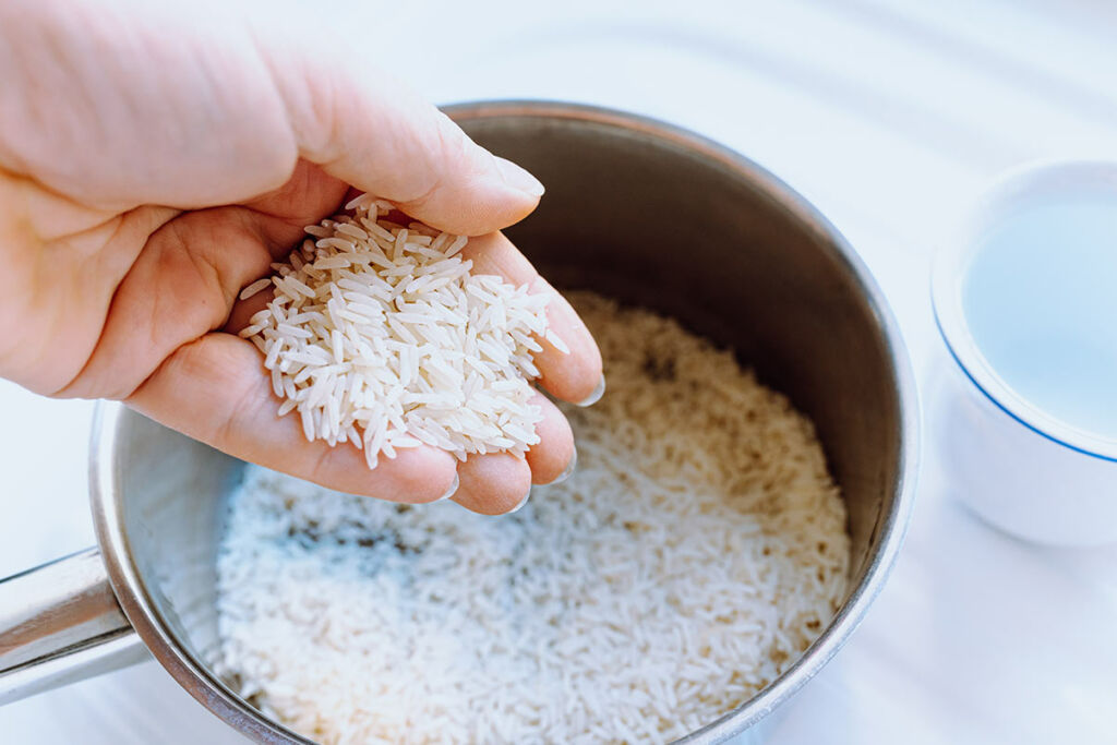 Medidas para el agua y el arroz