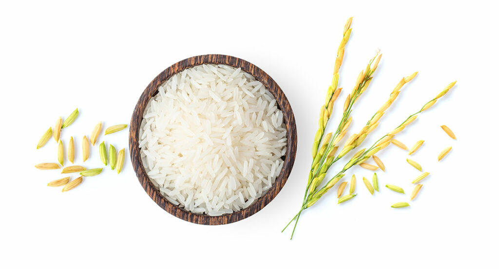 Valor nutricional del arroz blanco