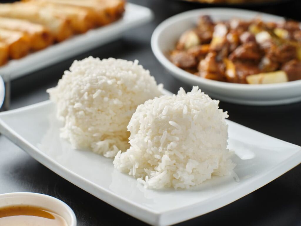 El valor nutricional del arroz blanco y las calorías
