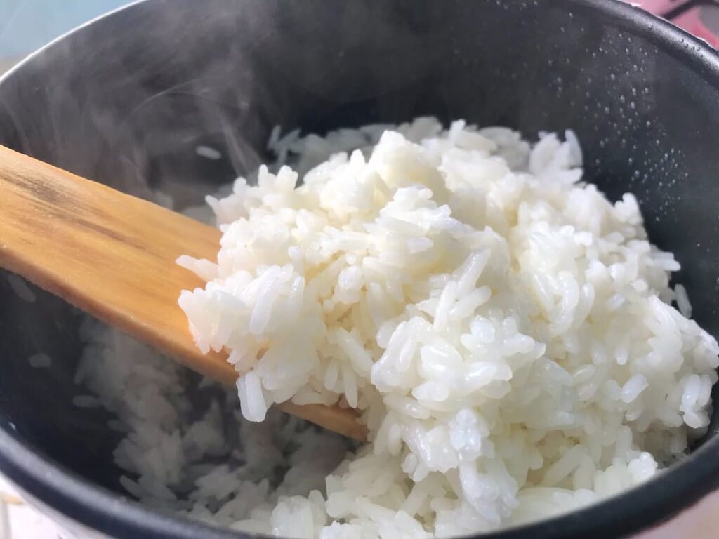 Cocción del arroz en olla rápida paso a paso