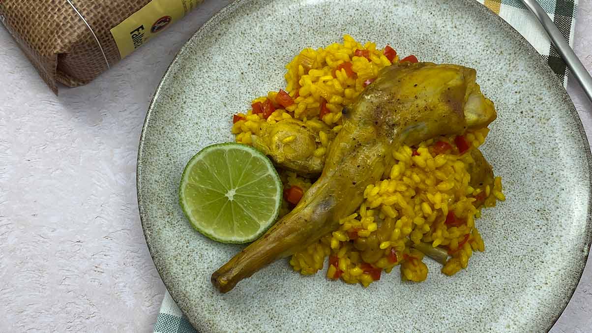 Emplatado Arroz con conejo