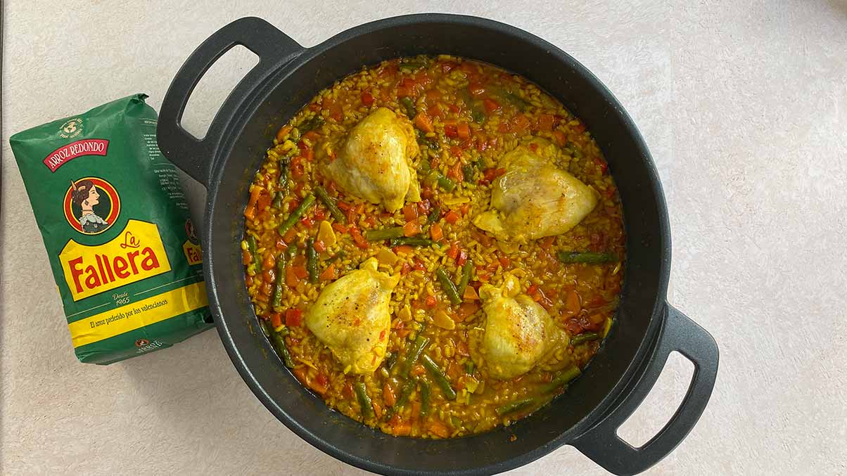 Emplatado arroz con pollo de la abuela