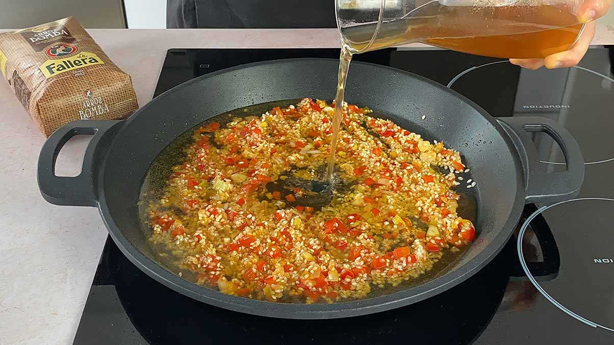 Paso 4 Arroz con conejo