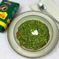 Arroz con espinacas