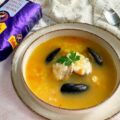 Sopa de pescado con arroz