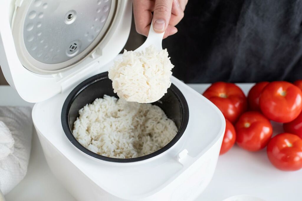 Tiempo de cocción del arroz blanco en olla arrocera