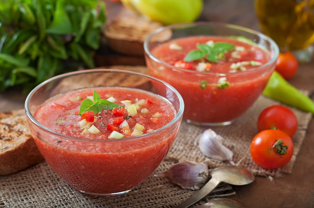 Sopas frías y gazpachos