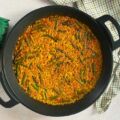 Arroz con espárragos