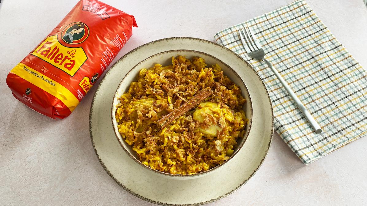Biryani: delicioso plato de arroz especiado