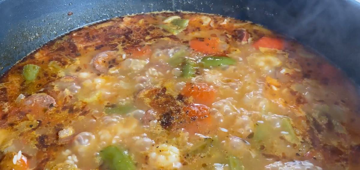 Paso a paso Jambalaya cocinar