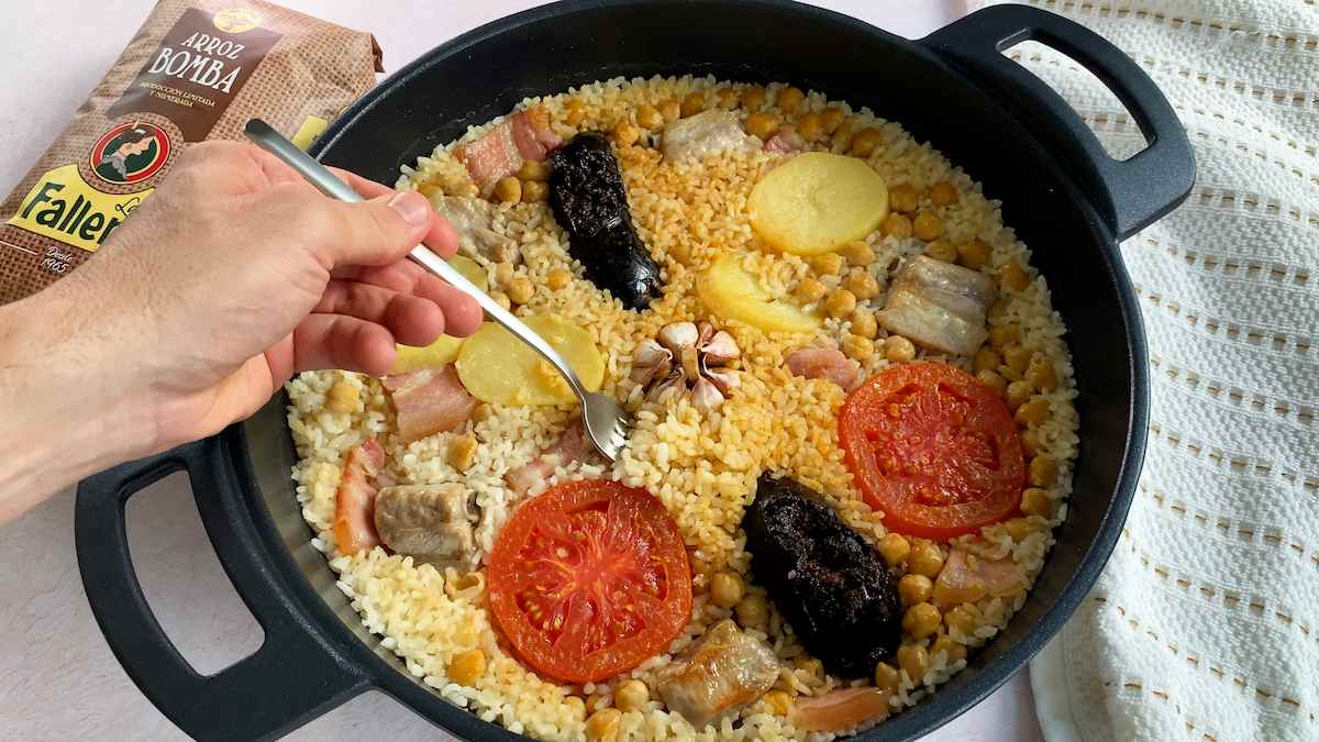 Paso a paso arroz al horno cocinado