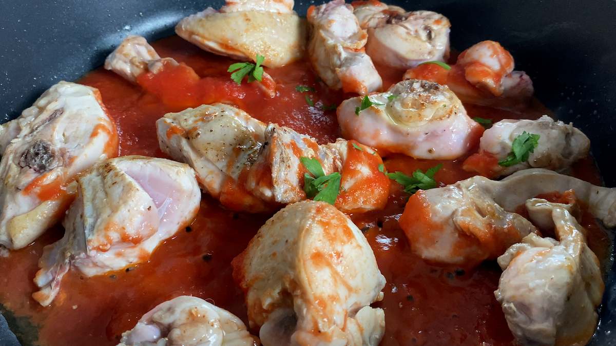 Paso a paso arroz con costra tomate