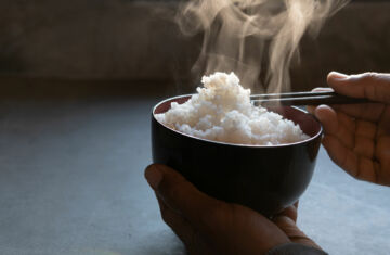 cocinar arroz vaporizado