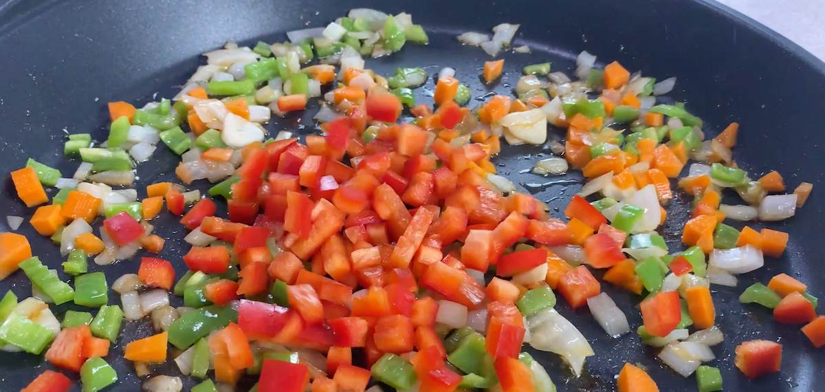 Paso a paso arroz con solomillo verduras