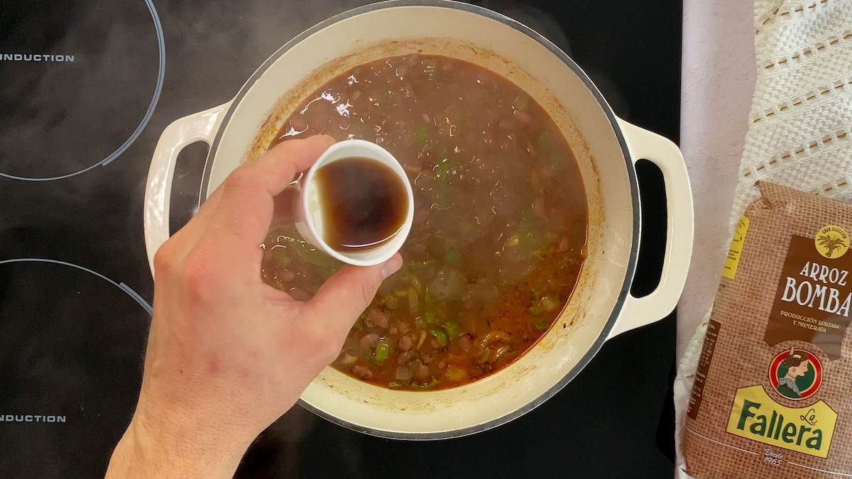 paso a paso arroz con frijoles cocinar