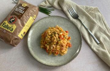 Arroz con camarones