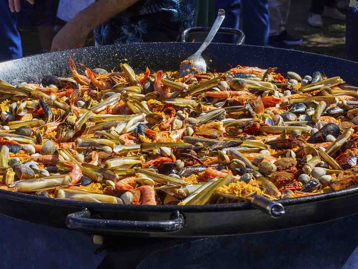 Valor nutricional paella mariscos