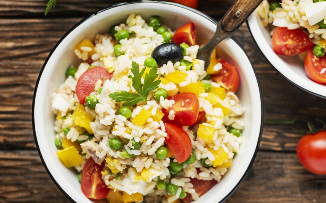 Cómo cocer el arroz perfectamente para ensalada