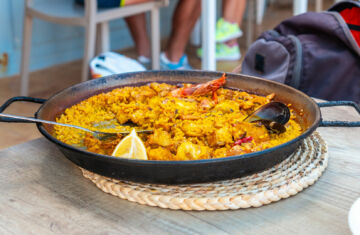 entrantes paella marisco