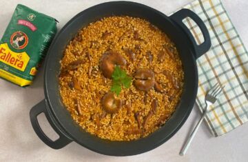 Arroz con níscalos