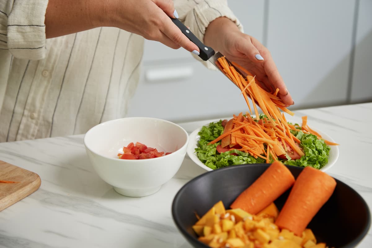 Aplicaciones del corte juliana en la cocina