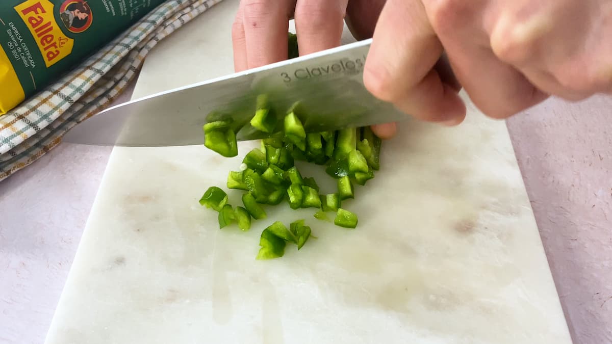 Preparación de los ingredientes